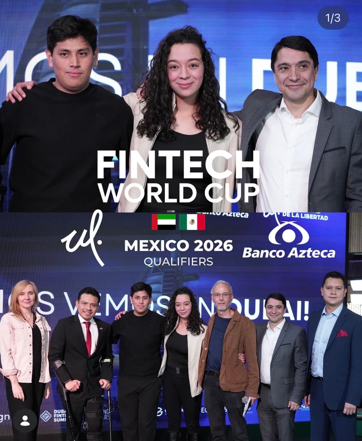 Grupo con patrocinadores